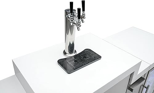 Miniatura 7 de Mont Alpi Bar Series MA-BEV90KEG - Dispensador de barriles de acero inoxidable de 90 grados para exteriores, con 3 grifos de cerveza, enfriador