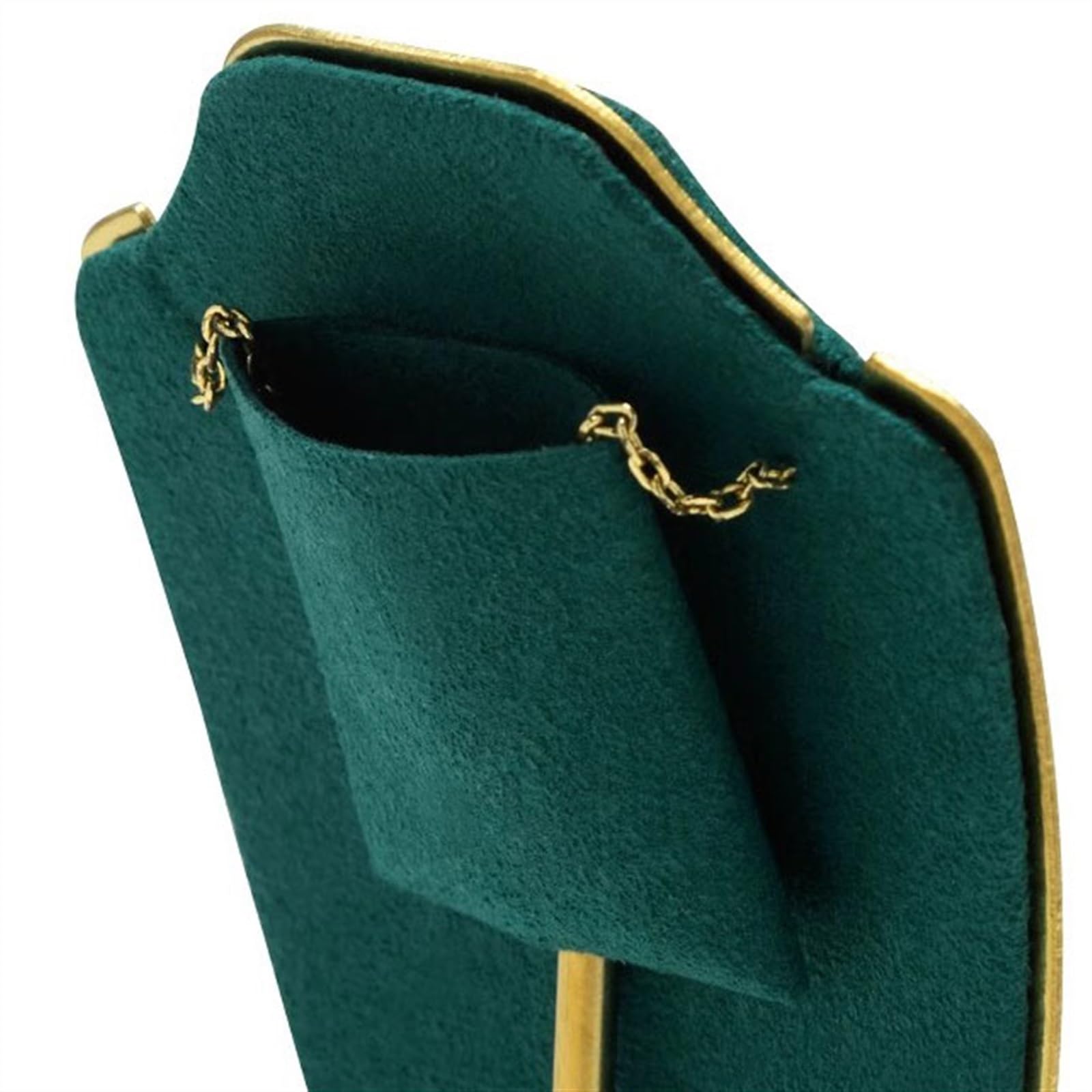 Porta gioielli Supporto di visualizzazione dei gioielli, gioielli di velluto Collana della collana del cavalletto del cavalletto del cavalletto del cavalletto della catena del cavalletto for la camera