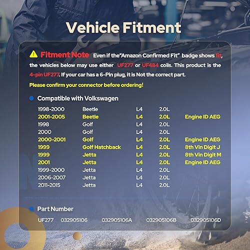 Miniatura 3 de Bobina de encendido para Audi, Volkswagen, Seat