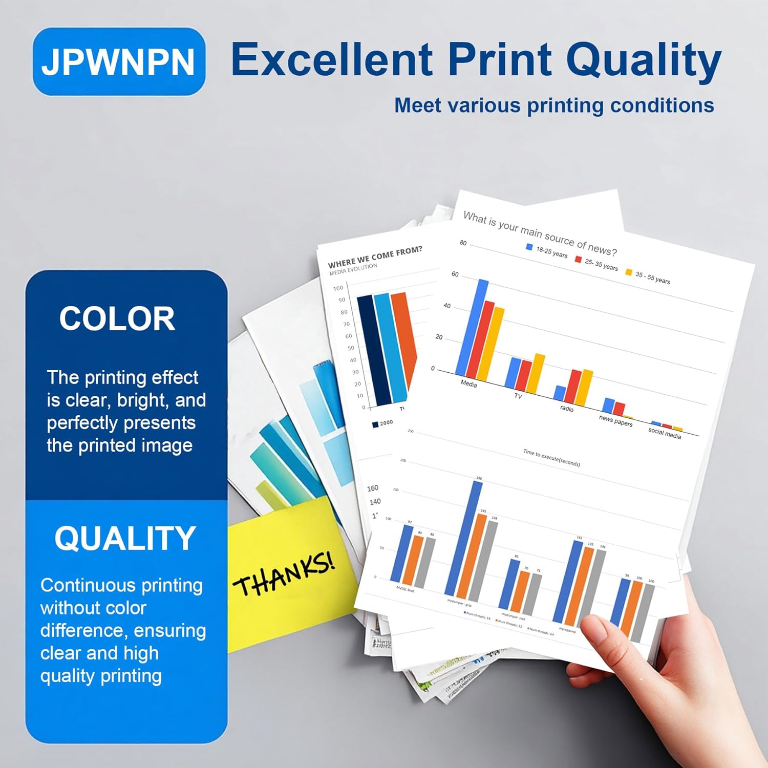 TN225 Toner Cartridges High Yield - Replacement for Brother TN221 TN-225 Toner Works with HL-3140CW HL-3150CDN HL-3170CDW HL-3180CDW MFC-9130CW MFC-9140CDN MFC-9330CDW MFC-Printer, (4-Pack, BK/C/M/Y) - Image 4