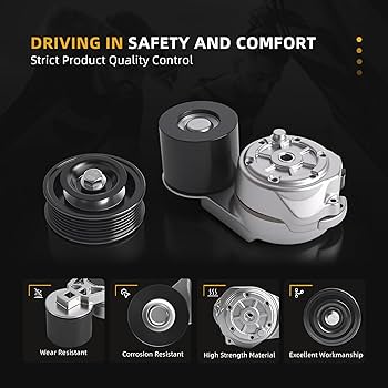 Amazon.com: JAVOUKA 3682946 Serpentine Drive Belt Tensioner