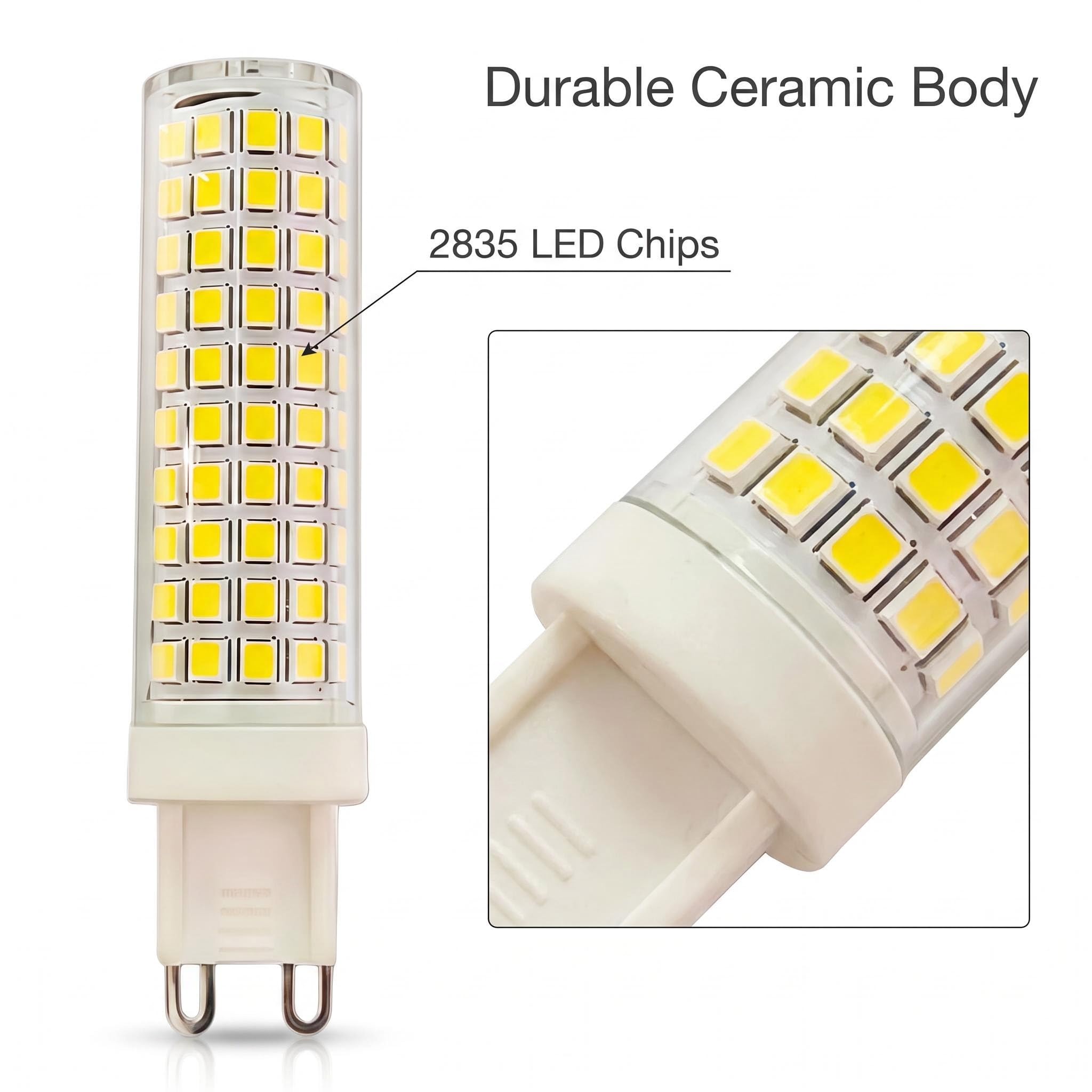 G9 LED 110v für Innen beleuchtung 10pcs 12W warmes Licht