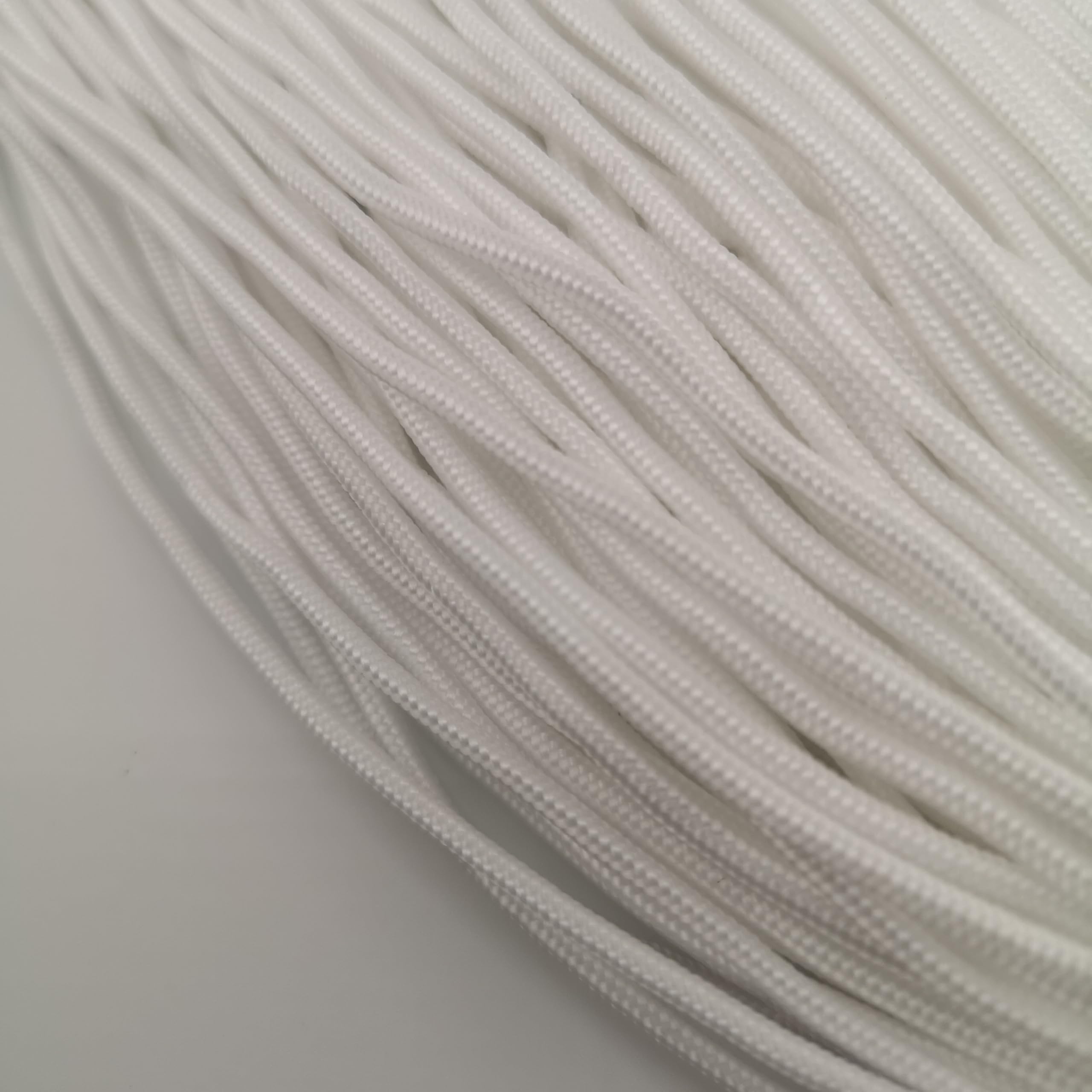 2mm Paracord Rope – Durable Nylon Cord for Crafts & Outdoor Gear - For Hiking, Camping, Tent, Crafting, DIY, Bushcraft, Lanyard, DIY (White, 10 meters)