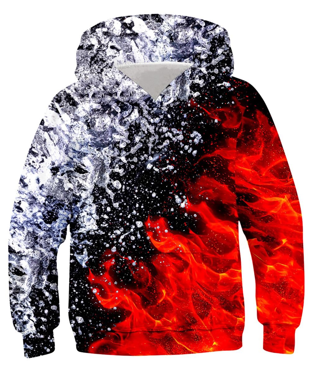 Lovekider Boys Hoodie Kids 3D Print Graphic Pullover Sweatshirt 6-16 Years