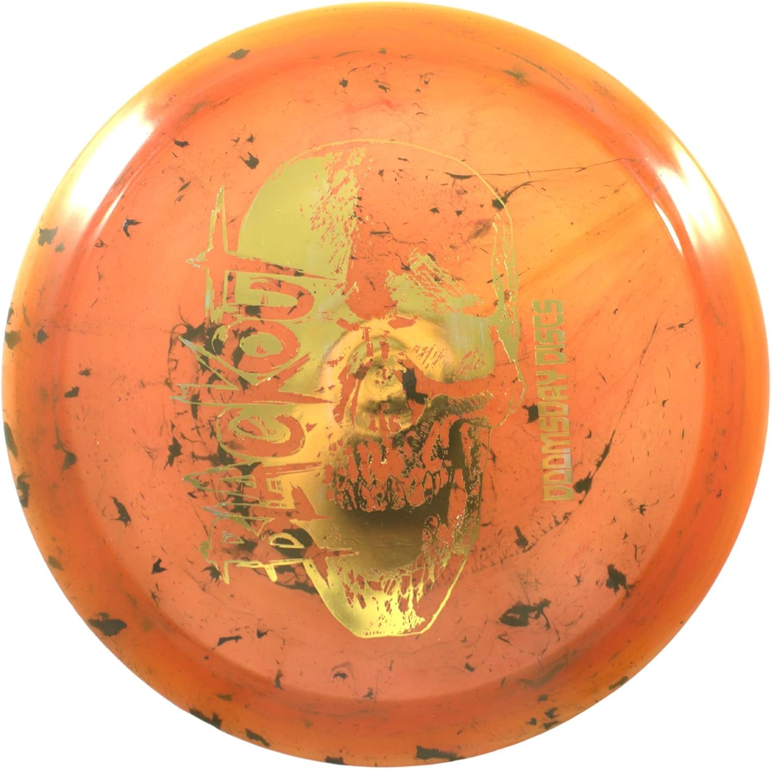 DOOMSDAY DISCS Blackout Disc Golf Fairway Driver | Gummy Premium Plastic | Precision Control with Ease (170-176 Grams)