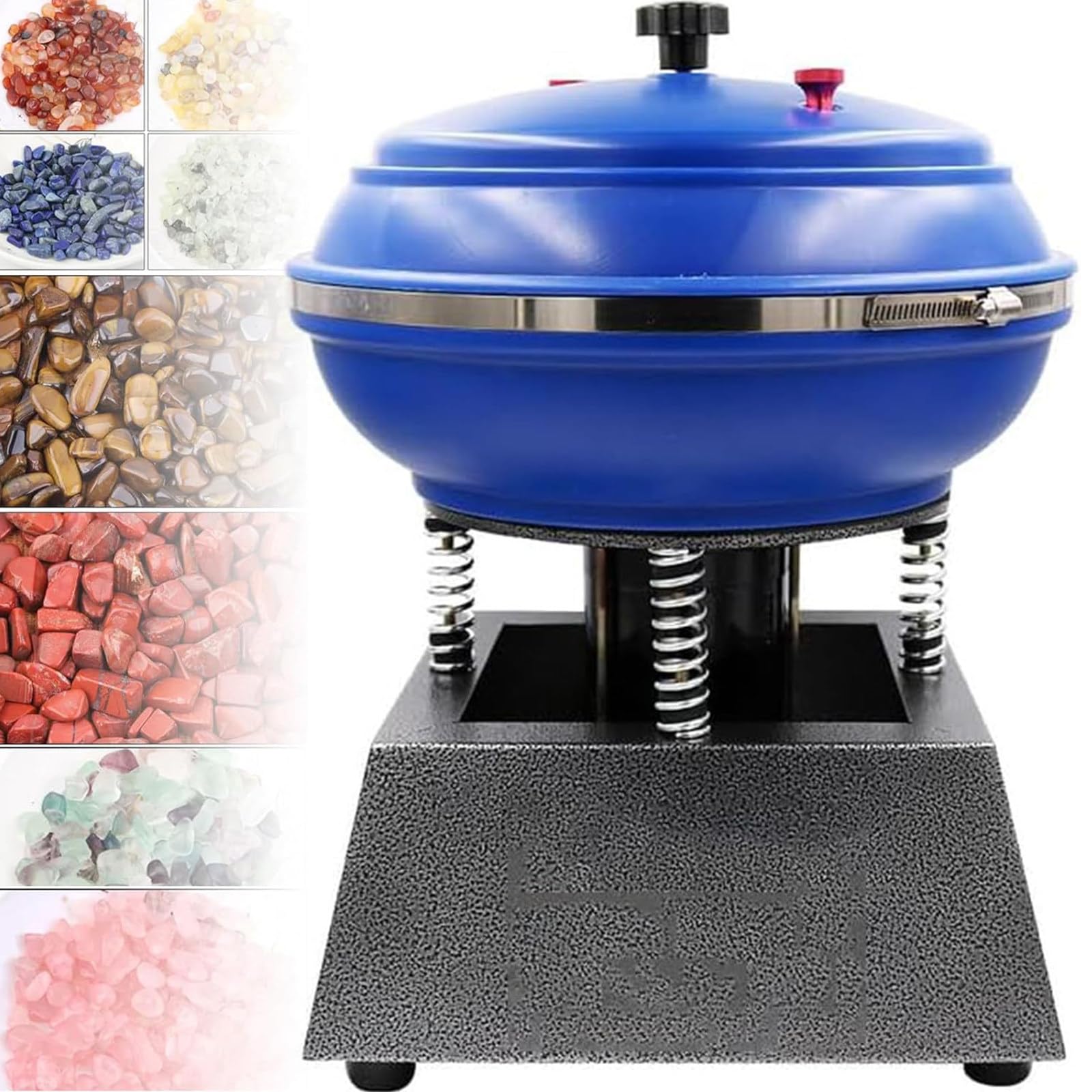 DDZJTPP Poliermaschine,6.2 L Trowalisiermaschine,Vibrations Tumbler  Vibrationspoliermaschine,Zum Schleifen Und Polieren Von  Werkstückoberflächen,Schmuckzubehör,Metallteile,Autoteile : Amazon.de:  Baumarkt