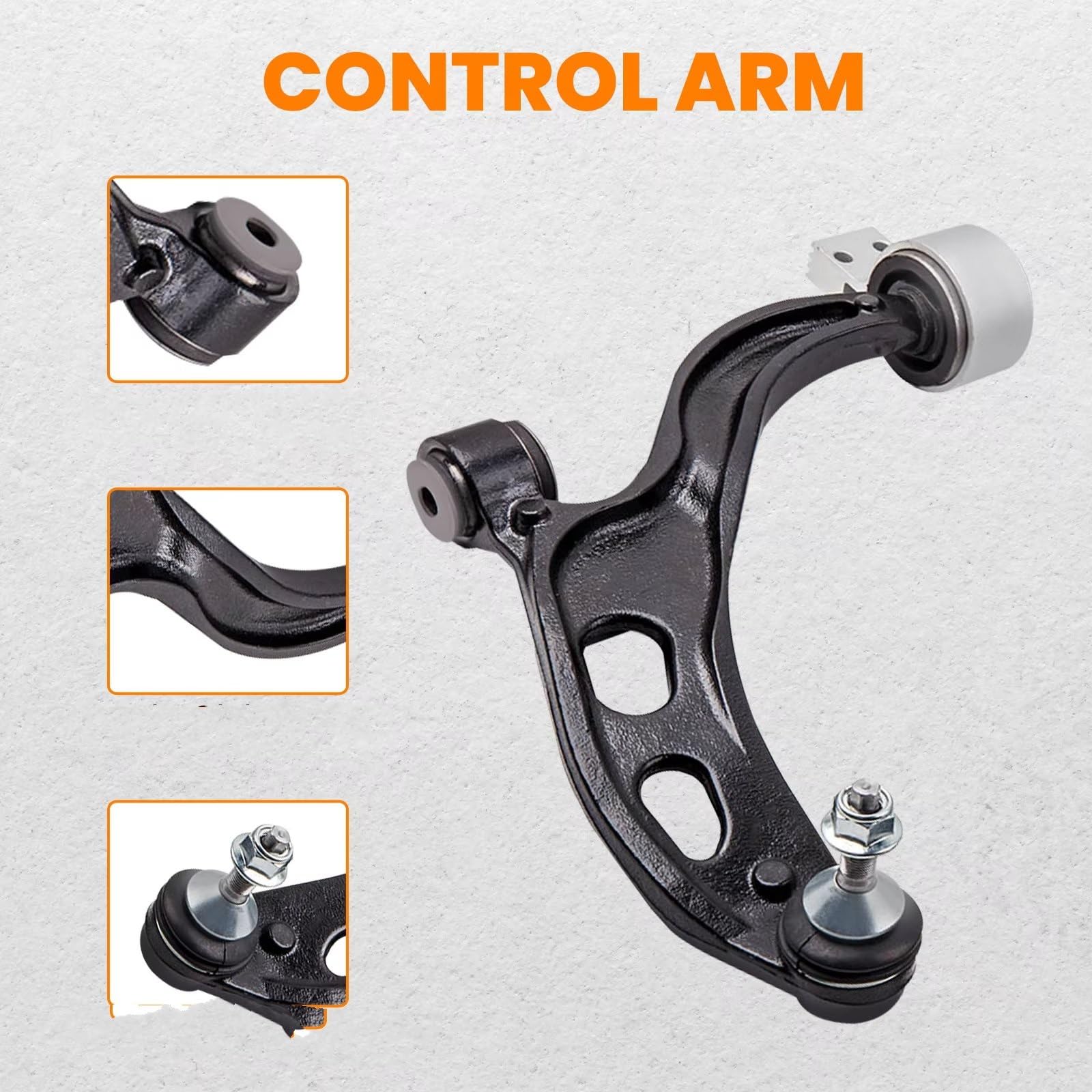 Compatible Avec Ford Pour Flex Pour Taurus 2010 2011 2012 Ensemble De Bras De Commande Inférieur Avant Avec Rotule BA5Z3078A Jeu de bras suspension