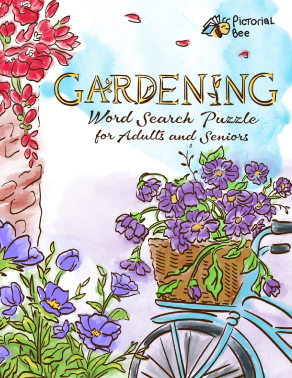 Word Search Gardening Puzzle Book For Adults and Senior: A Great Gift For Garden Lovers