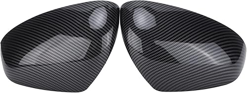 Fydun Par de tapas de espejo retrovisor lateral de repuesto para Smart FortwoForfour 453 20152021 (estilo de fibra de carbono)