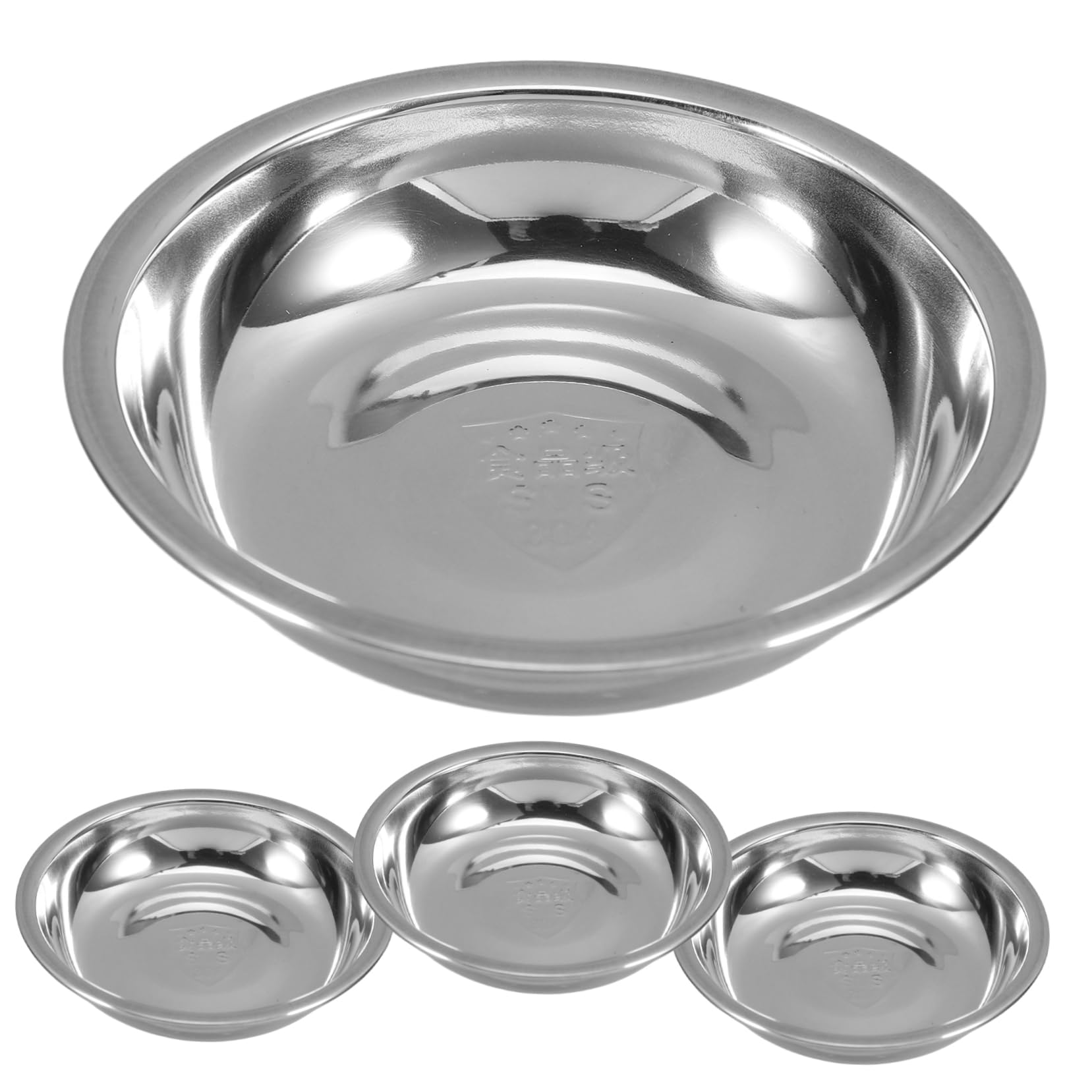 VINTORKY Tea Bag Dish Metal Tea Bag Saucer Round Organizer Fine Mesh Strainer Storage Holder Saucers