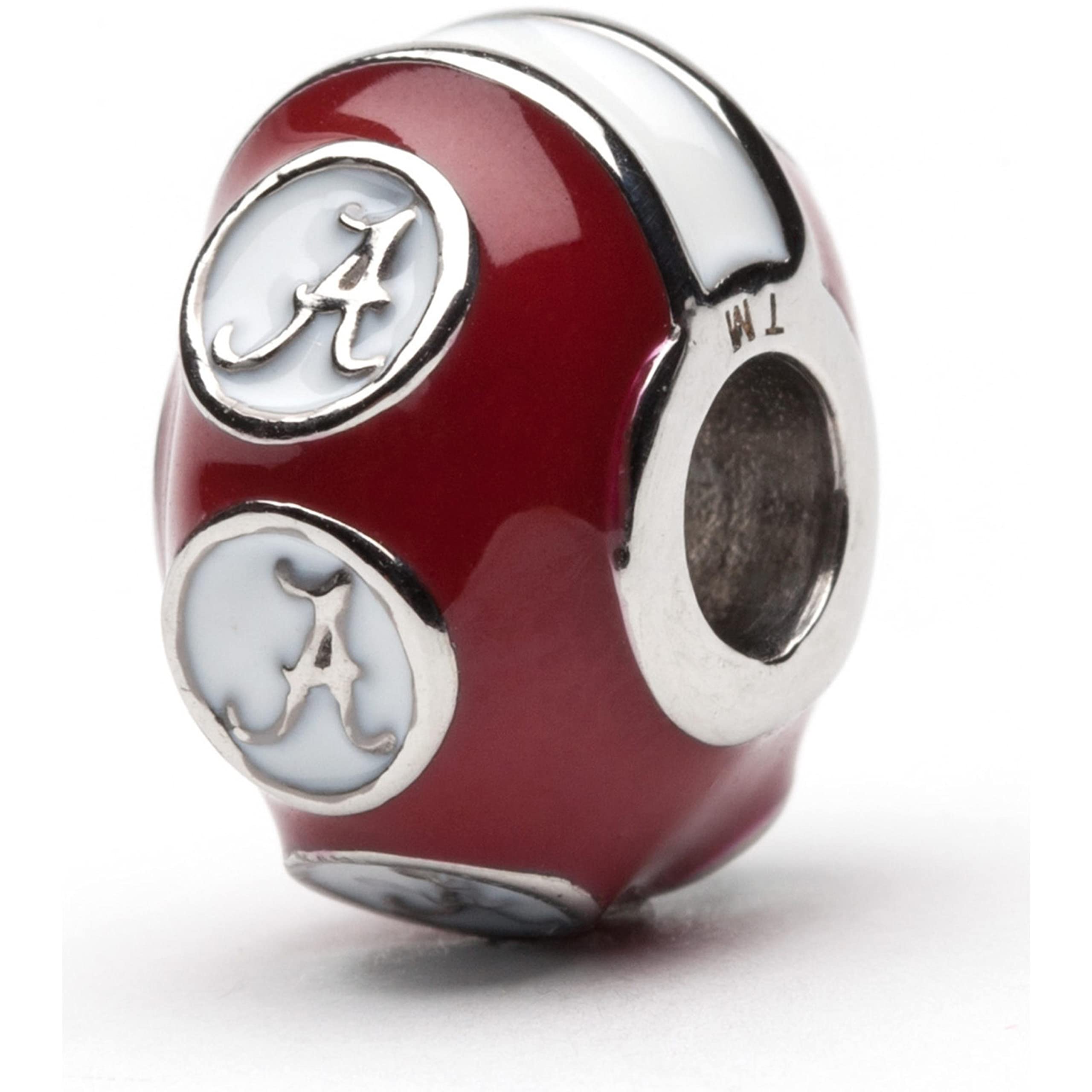 Stone ArmoryStone Armory University of Alabama Bead Charm | Stainless Steel Crimson Tide Charm | Alabama Gift | Fits Most Popular Bracelets