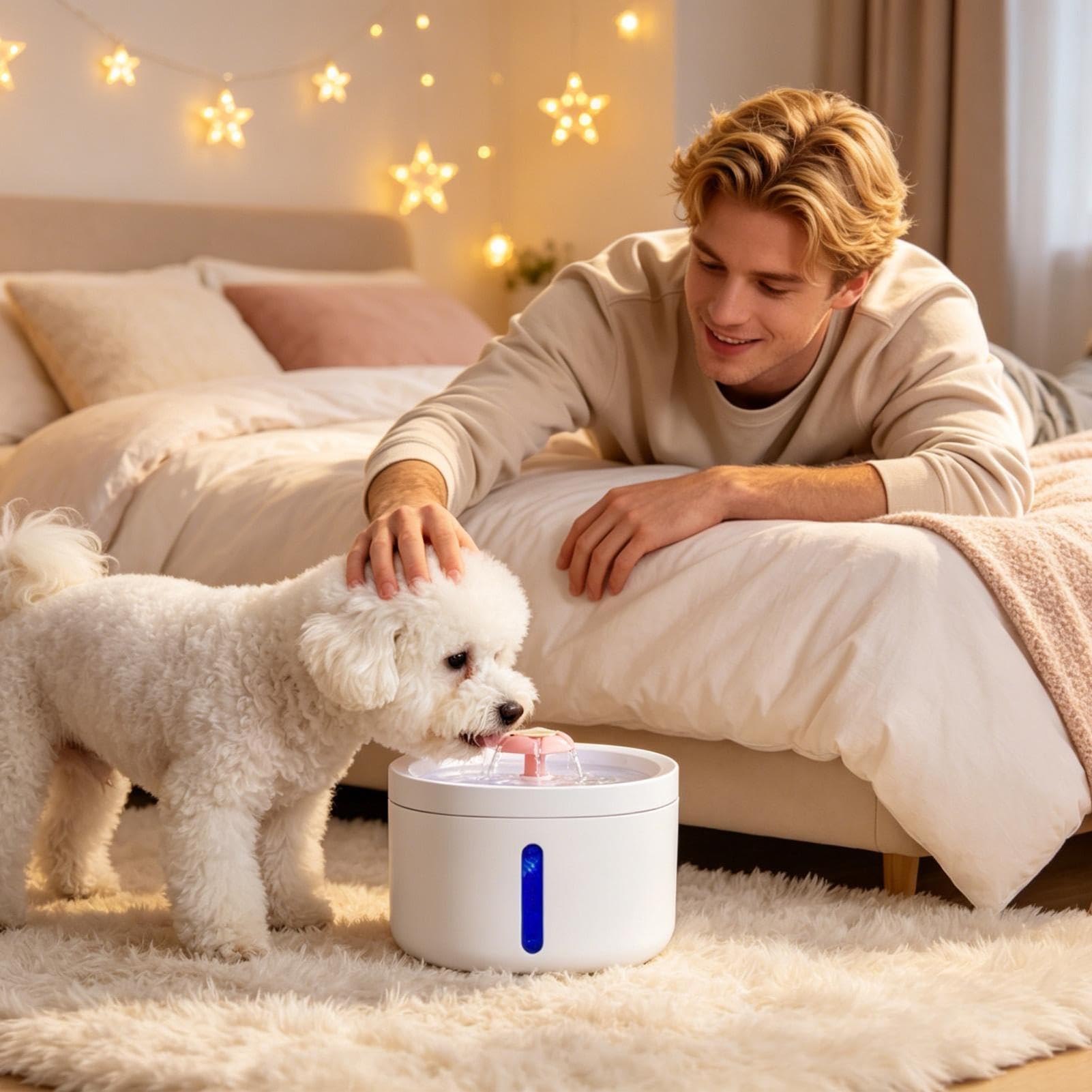 Distributore Idrica Cani Abbeveratoio Automatico Silenzioso Con 2,6 L
