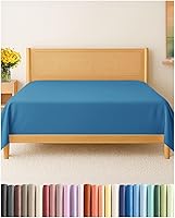 Vista 22 de Sábana encimera de bolsillo profundo, más suave que el algodón egipcio, 1 sábana encimera para colchón tamaño King