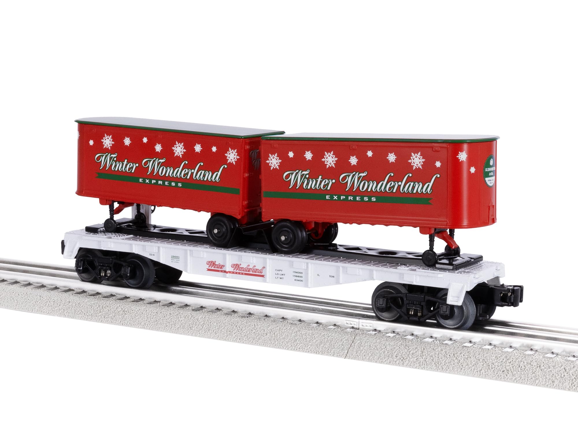 Amazon.com: Lionel Winter Wonderland O Gauge Model Train Flatcar