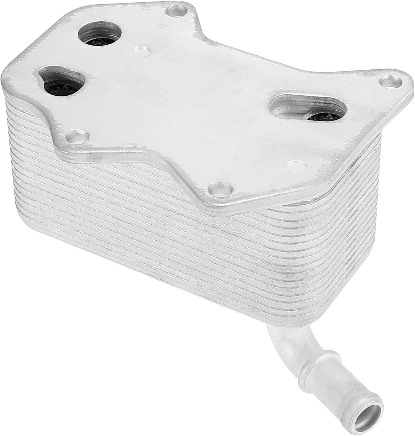 X AUTOHAUX 06D117021C Automatic Engine Oil Cooler 18 Rows for Volkswagen Jetta 2006-2008