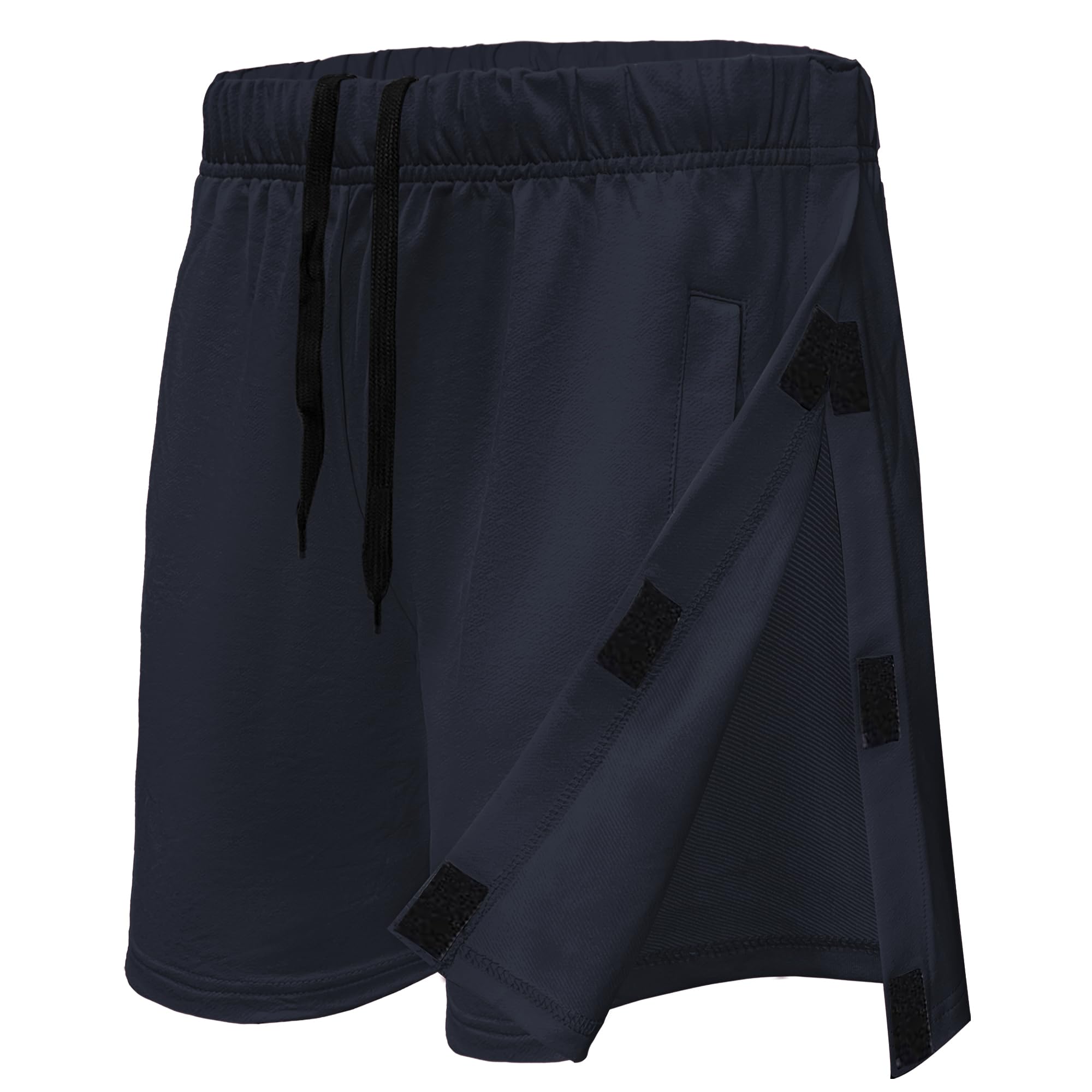 Post Surgery Shorts for Men Tear Away Shorts Cotton Knee Hip Replacement Recovery Short After Surgery Clothing for Women