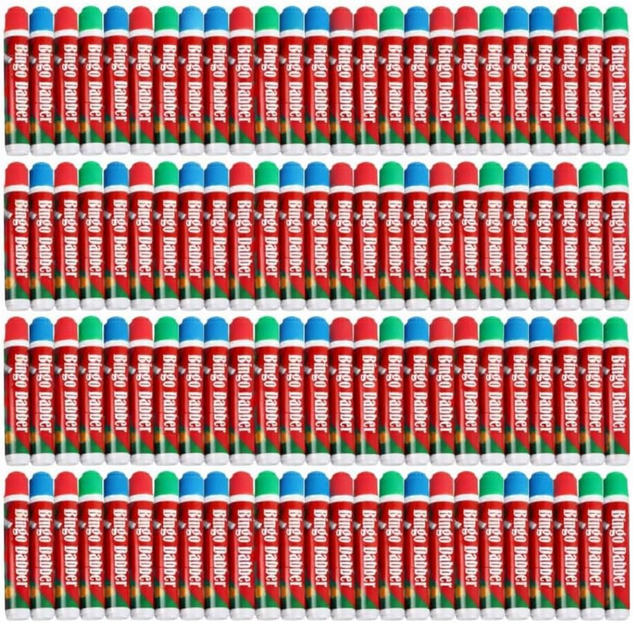Set of 144 - Bingo Dabber Non Drip Dot Markers Stationary Bingo Marker Pens Dauber Playing Bingo Tickets Flyers Lotto Game