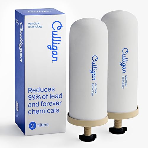 Culligan con tecnología MaxClear Filtro de agua de cerámica por gravedad de 7 pulgadas compatible con todos los sistemas de filtro de agua por