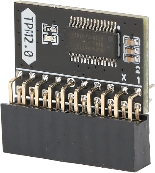 TPM 2.0 Module for Win11 for, 20Pin 2 10P Encryption Security Module, TPM 2.0 Module 2.54mm Pitch DDR4 Memory Module for Computer Motherboard