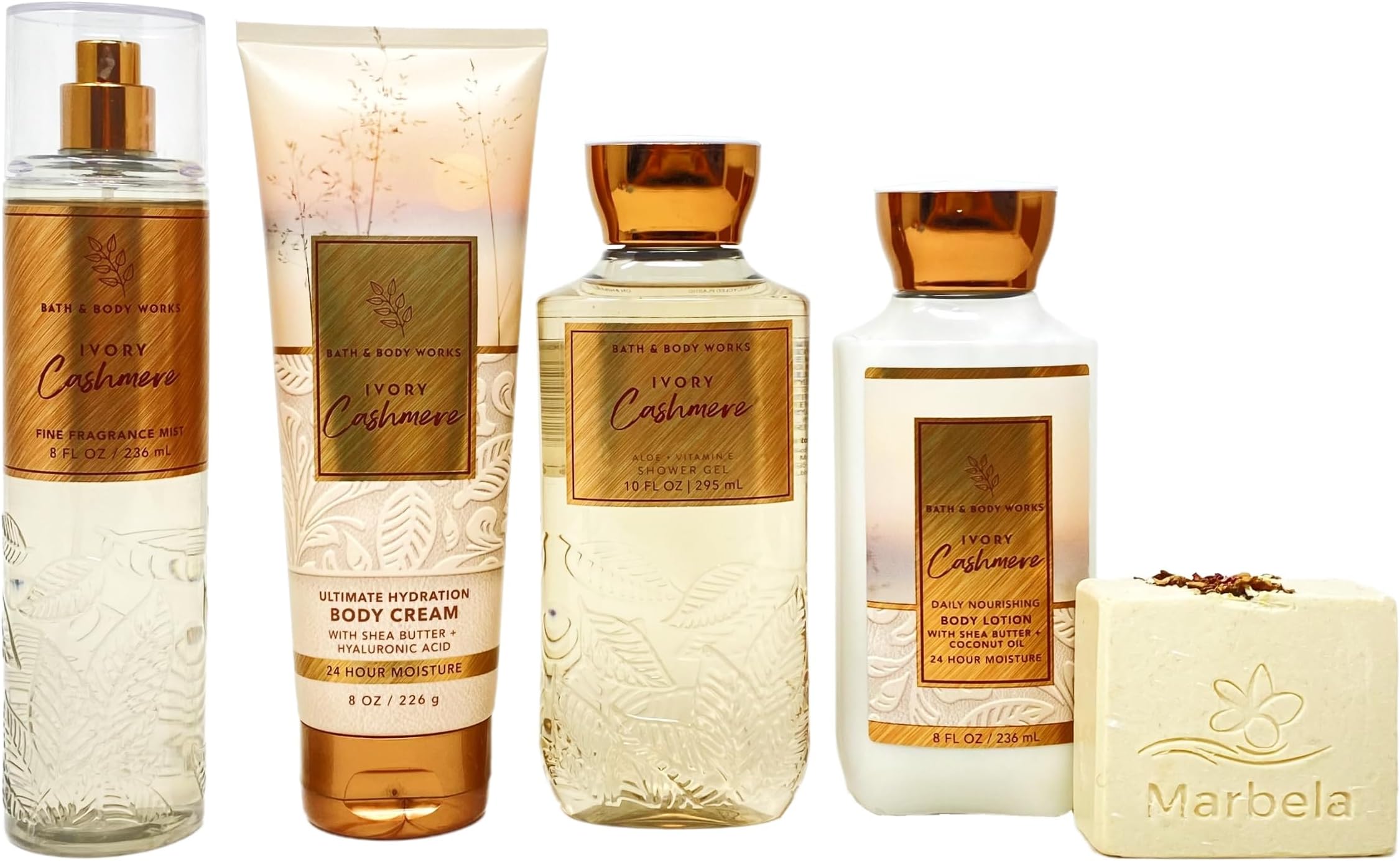 Bath & Body Works Ivory Cashmere Deluxe Set Fragrance