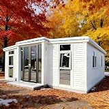 Maison de conteneur extensible de 6 m/9 m/12 m avec home cinéma, petite maison préfabriquée axée sur le divertissement, maison modulaire mobile de luxe - 1