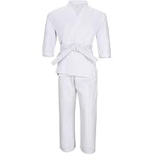 Lightweight Karate Gi Kids Men Women For Training, martial arts clothing gear Karate Outfit With Free White Belt