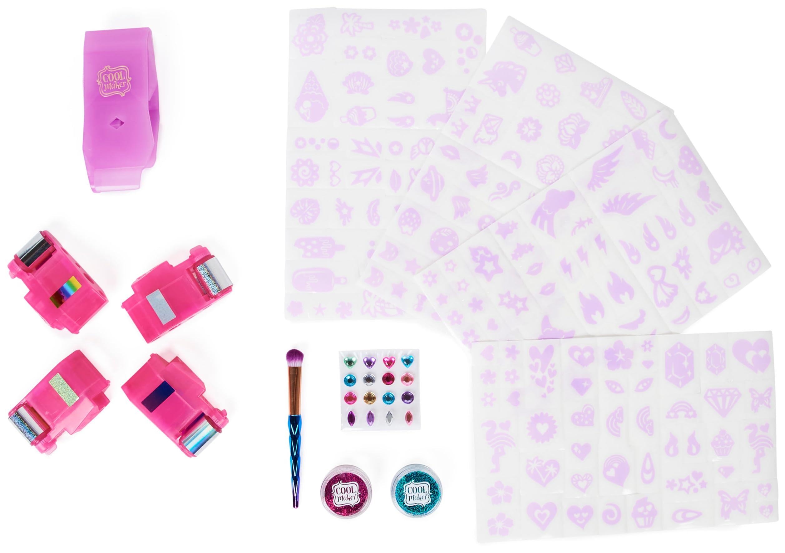 Cool Maker Shimmer Me Rullo per Tatuaggi | Gioco Tatuaggi Bambina | 4 Colori e 180 Motivi | Tattoo Bambini | Giocattolo per Bambine da 8 Anni