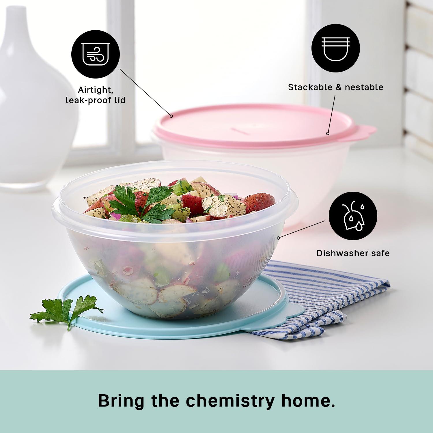 Tupperware Heritage Wonderlier 7 Cup Food Storage Bowl