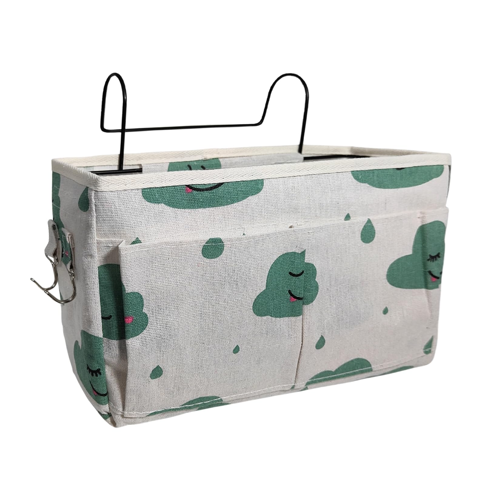 2 Stuks Bedorganizer Voor Het Ophangen Van Bedtas Met Draadframe Bedhanger Ophangtas Stapelbed Opbergtas Nachtkastje Opbergtas Voor Tijdschrift Mobiele Telefoon Hoofdtelefoon