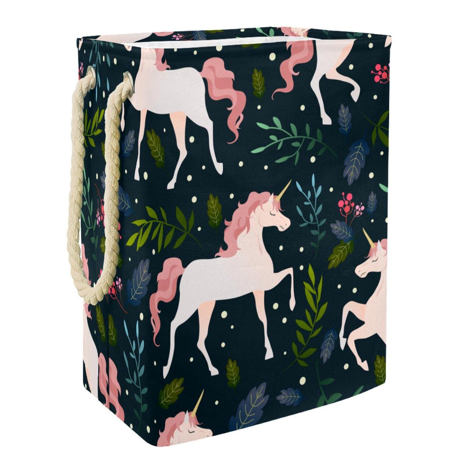 Panier à linge licorne grand panier de rangement vêtements sales