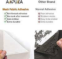 Vista 5 de Ampulla Protector de Pared de Garaje Resistente al Agua, Diseñado en Alemania (Grosor de 1/4", Blanco)