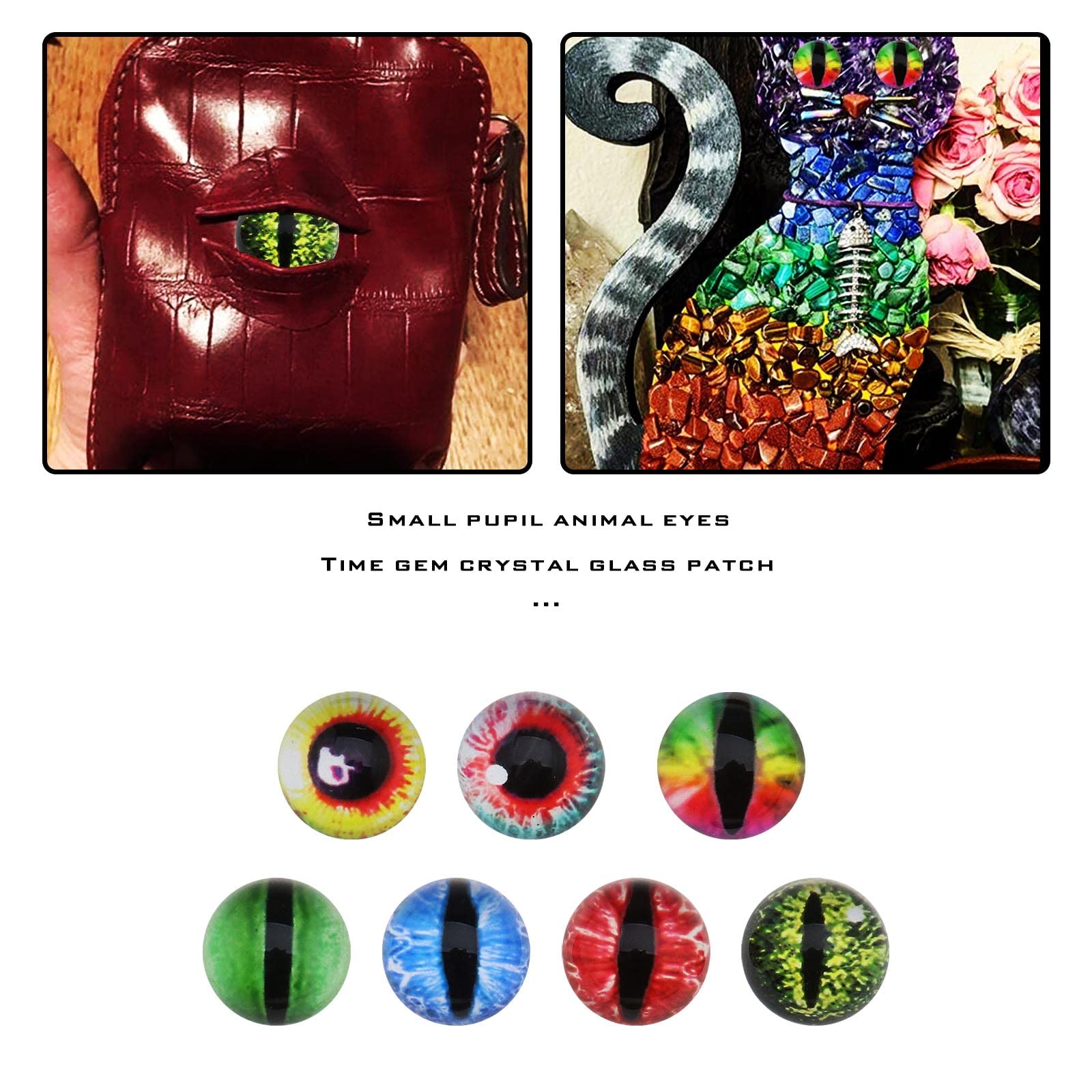 100 Occhi Cabochon In Vetro Per Bambole, 50 Stili Diversi, Per Sculture In Argilla E Gioielli Fai Da Te