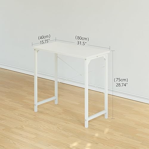 Miniatura 59 de CubiCubi Escritorio para computadora de 32 pulgadas, mesa de estudio para oficina en casa, escritorio de PC de estilo moderno y simple, marco de