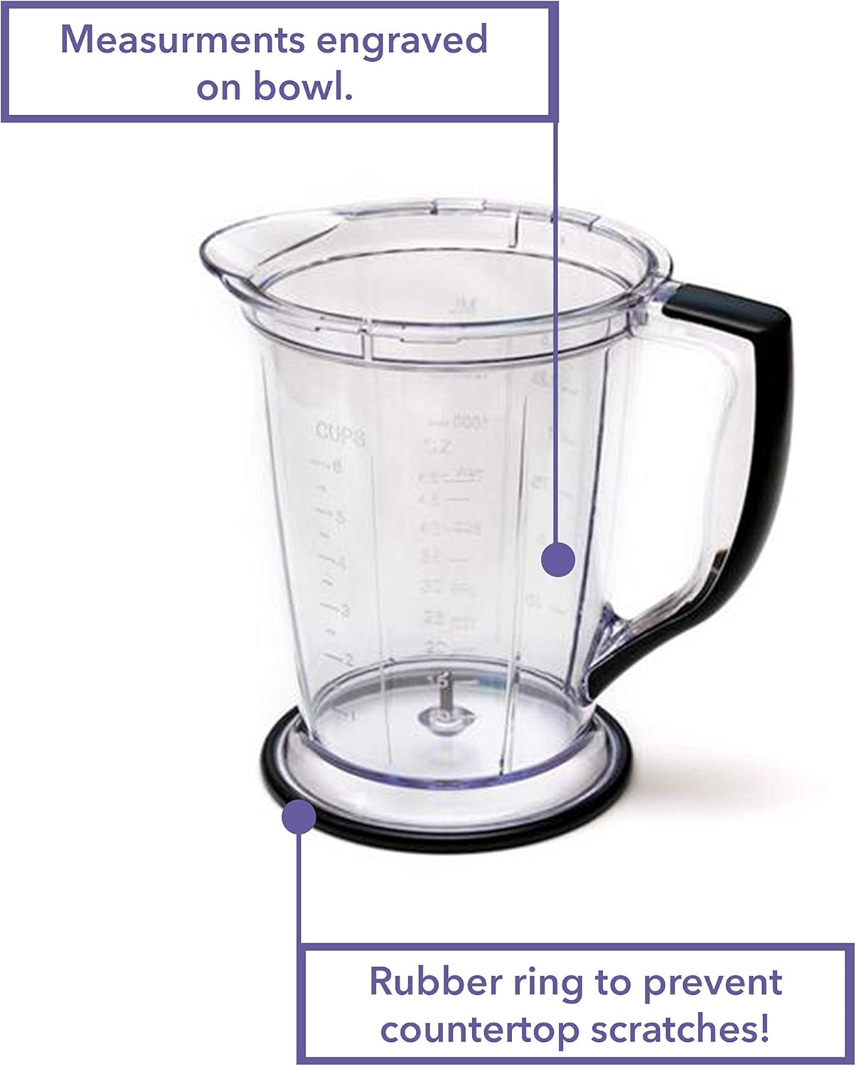 Blender Replacement Parts for Ninja Master Prep Qb1004 - 48 oz Pitcher + Storage Lid
