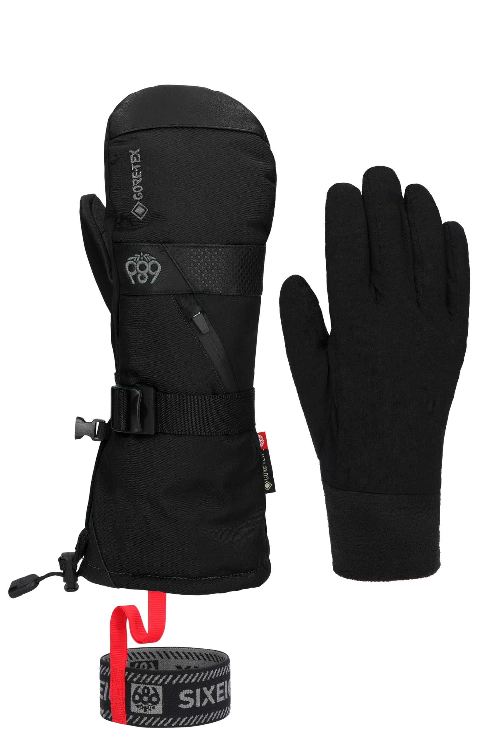686 Gore-TEX Smarty 3-in-1 Gauntlet Mitt - Fabric Shell with Removable Wool Blend Liner - Water & Weather Resistant