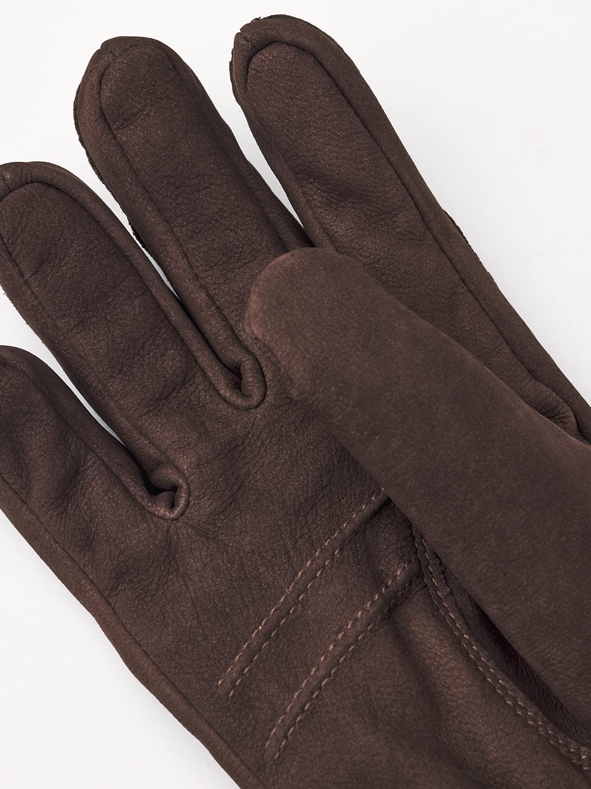 Hestra Bergvik Nubuck Guantes aislados de cuero para clima frío