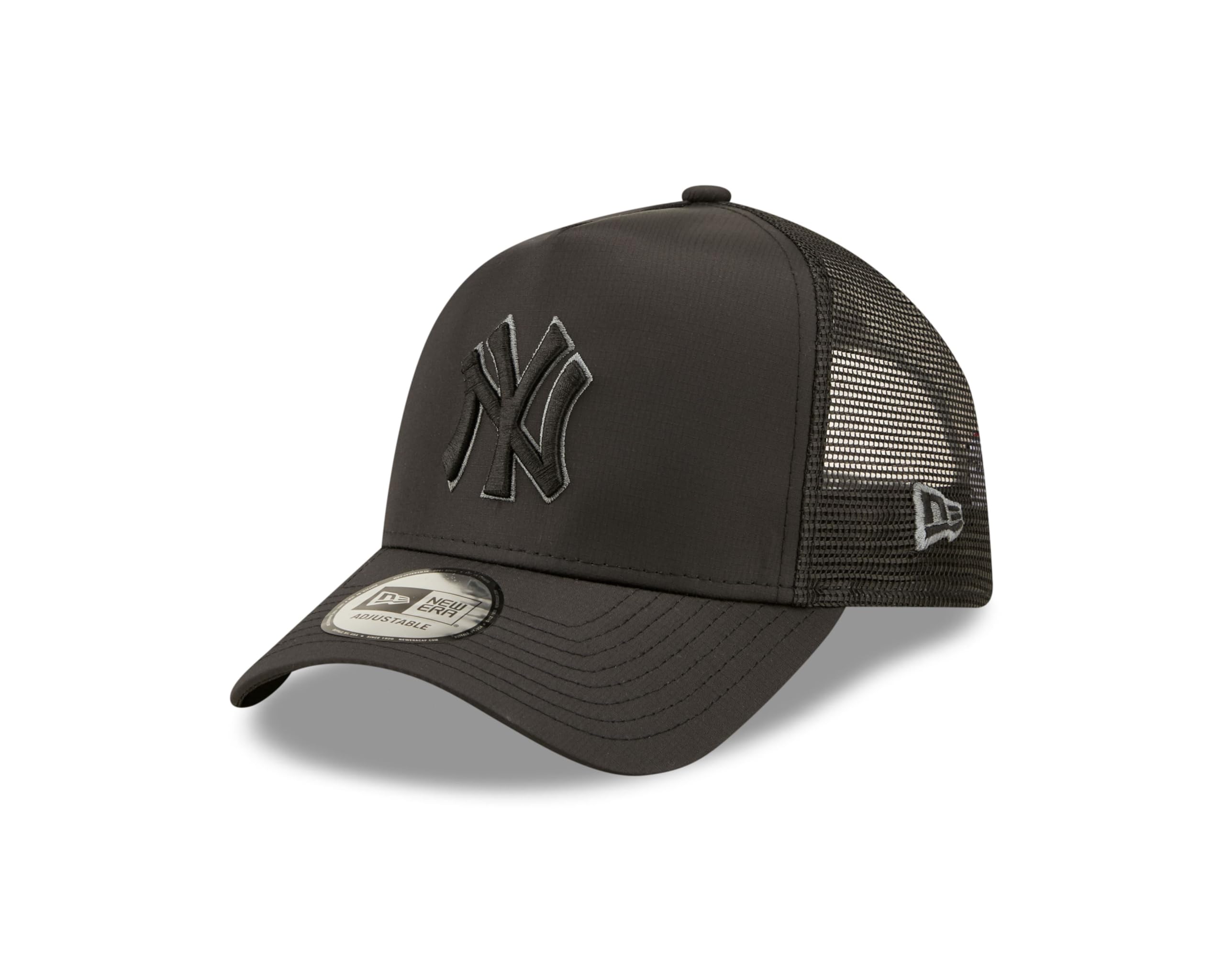 New Era New York Yankees MLB Baseball Cap Trucker Cap Adjustable Black Team Logo Snapback hat — image 1