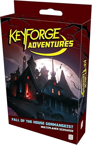 Miniatura 1 de KeyForge Adventures Fall of House Gormangeist - Expansión de un escenario multijugador misterioso! Juego de cartas cooperativo para niños y adultos,
