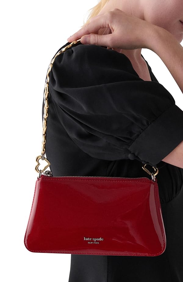 kate spade new york Grace Patent Leather Heart Hw Pochette by kate spade new york - Image 2
