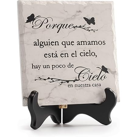 Spanish Quotes About Losing A Loved One Amazon.com: Lukiejac Sympathy Gifts In Spanish Style Signs Home Decor  Spanish Religious Gifts For Loss Of Mother Father Husband Loved One  Grieving Gifts For Women Funeral Gifts In Loving Memory Wedding Sign :