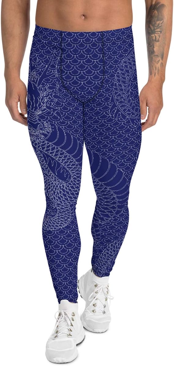 Dragon Scales Mid Waist Workout Pants 