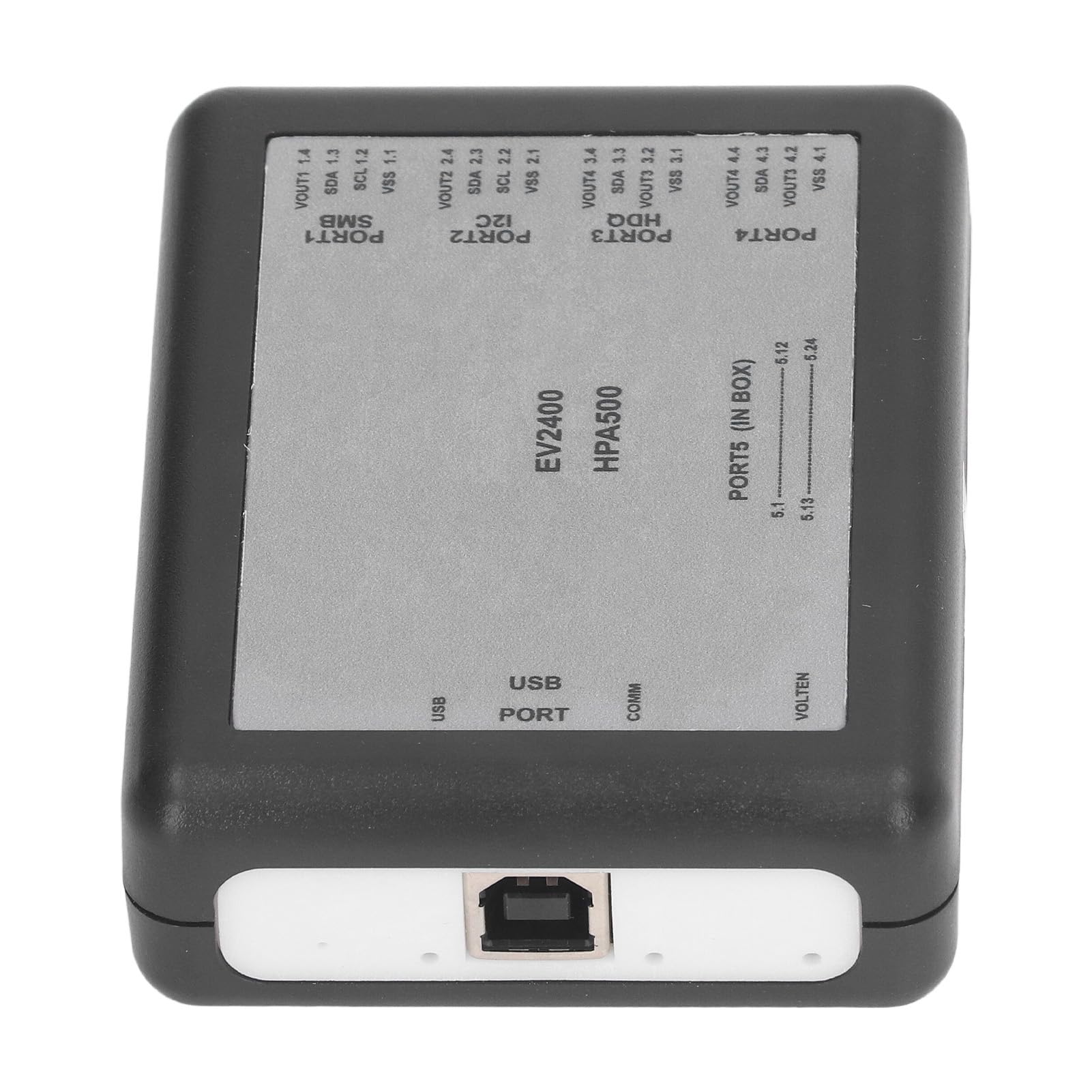 Scatola di Riparazione e Rilevamento Batteria EV2400 con Cavo, Debugger SMB, Protezione Circuito, Regolatore Tensione Automatico, Indicatore LED 3 Colori, Materiale ABS