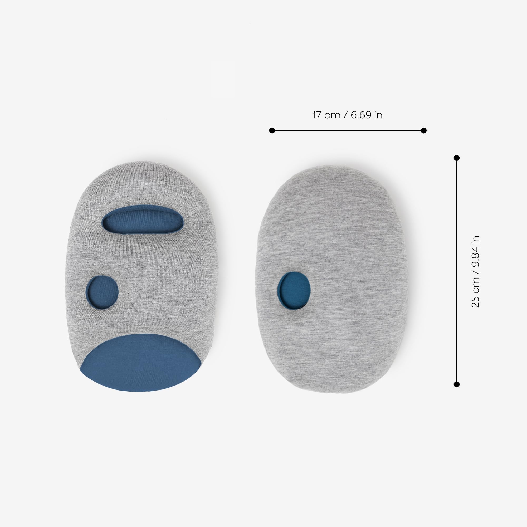 OSTRICH PILLOW Mini - Oreiller de Voyage Mini pour Hommes, Femmes, Enfants - Confort Premium, Compact & Léger, Positions de Sommeil Polyvalentes, Entretien Facile