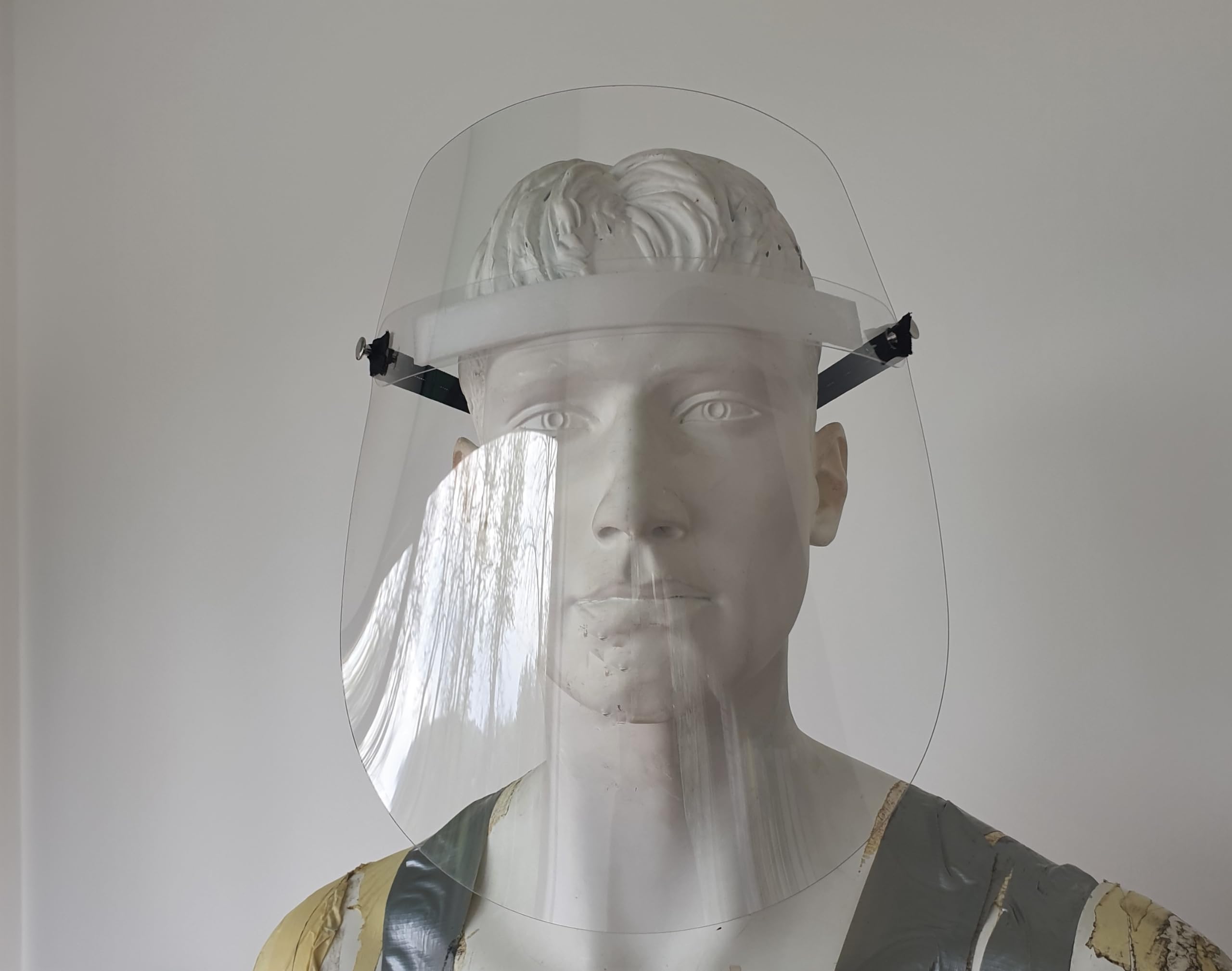 Visiera medica protettiva in plexiglass Europe (10 pz.)