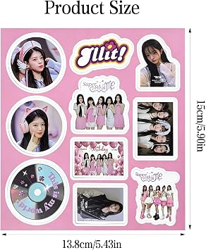 60Pcs Illiit Stickers, Merch Stickers, Durable Waterproof Decals