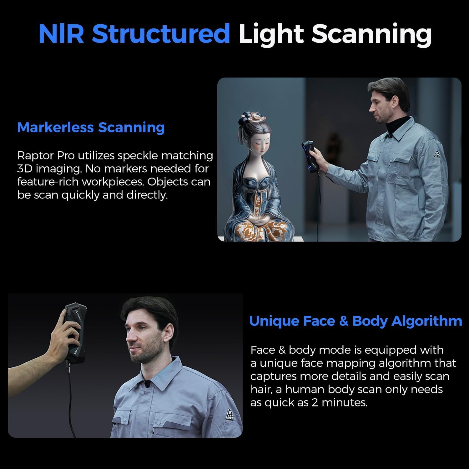 Creality 3D-Scanner Raptor Pro und Bridge Wireless-Scanning-Kits für 3D-Scanning