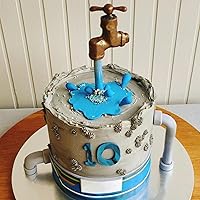 Vista 7 de Moldes de silicona para chocolate con tubos Steampunk, para fondant, para el Día del Padre, decoración de pasteles, cupcakes, galletas, pasta