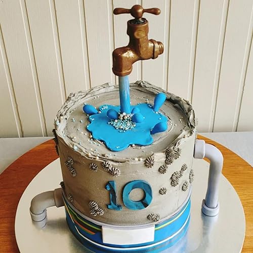 Miniatura 7 de Moldes de silicona para chocolate con tubos Steampunk, para fondant, para el Día del Padre, decoración de pasteles, cupcakes, galletas, pasta