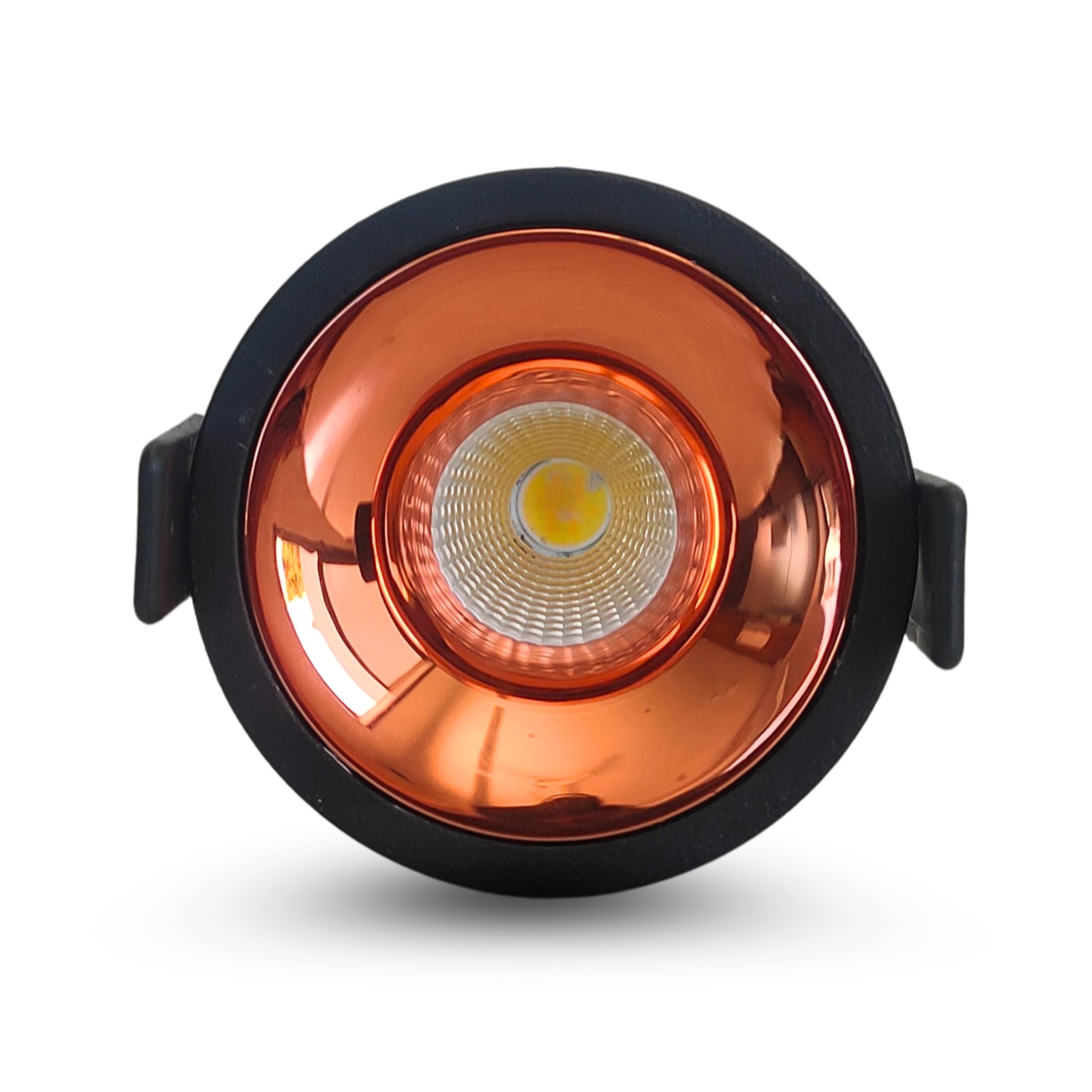 D'Mak12W Black Body LED COB Spot Light with Rose Gold Reflector (White, 8) 4