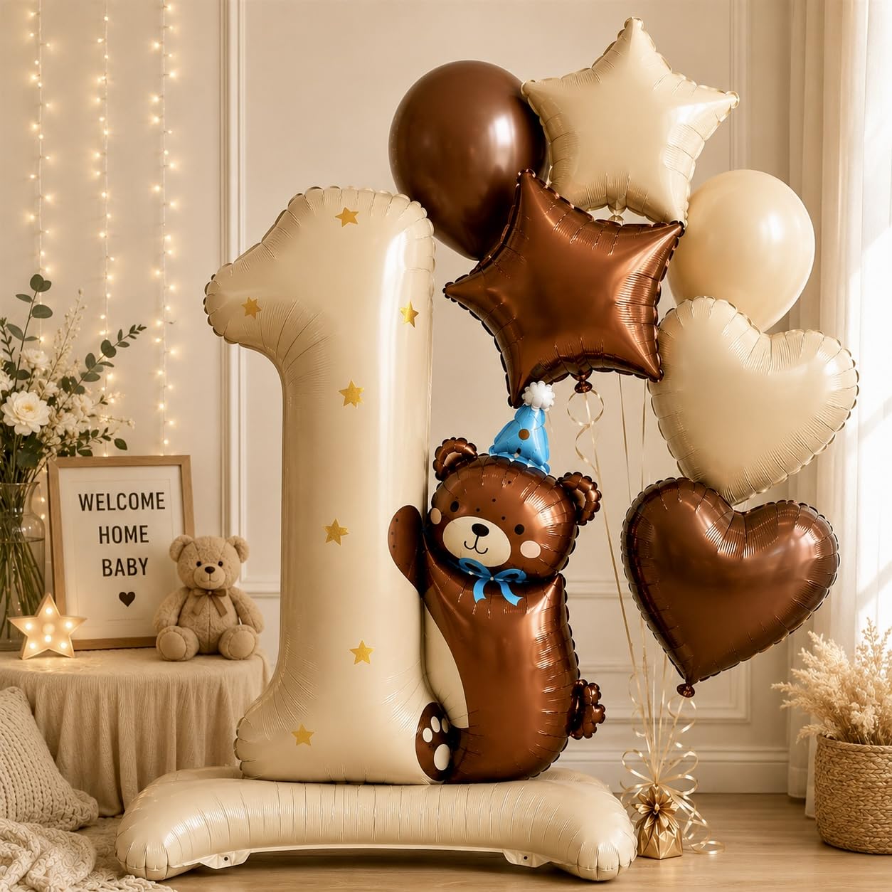 100 cm · Brown & Beige